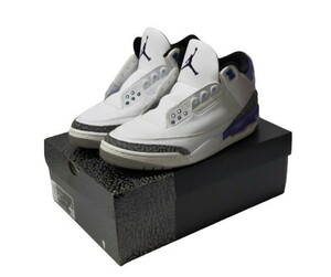 美品☆NIKE AIR JORDAN 3 RETRO ナイキ エア ジョーダン 3 レトロ CT8532-105