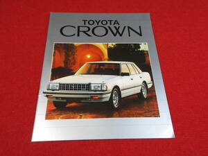 ●　TOYOTA　CROWN　左H　1983　昭和58　カタログ　●