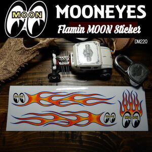 ムーンアイズ MOONEYES Sticker ステッカー Flamin