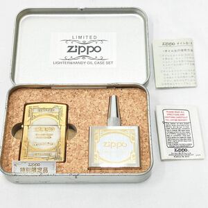 動作品　ZIPPO ジッポー LIMITED 限定品　1932 No.0030 USA オイルライター/ハンディーオイルケース付き　他付属　喫煙具 R尼0430