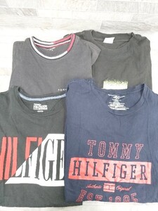 ◇ 《 TOMMY HILFIGER/TOMMY JEANS まとめ売り4点 サイズM Tシャツ メンズ 》 P 1406180035341