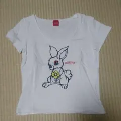 ninita ニニータ　ウサギプリントアンダーウェア Tシャツ