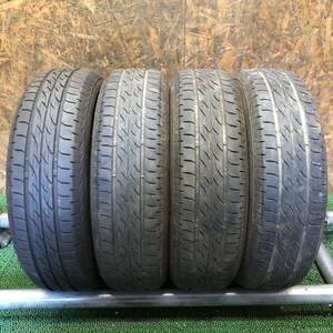 BS　NEXTRY　155/65R14　75S　極上バリ山4本価格　H-201　福岡　★引き取り大歓迎★千円スタート★早い者勝ち★人気サイズ★