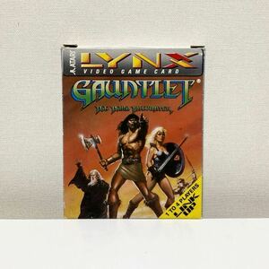 【レア】ATARI LYNX　GAUNTLET ガントレット　箱説付き