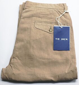 T.N JACK (ティーエヌジャック) Classic 1 Pleats Trousers / クラシック1プリーツトラウザー #40160501 Beige size M / バックドロップ