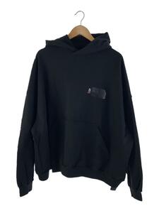 BALENCIAGA◆22AW/GAFFER HOODIE/2/コットン/ブラック/713677 TNVG2