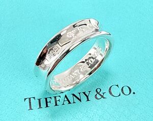 ★極美品★ TIFFANY & Co. ティファニィー ナローリング・シルバー925 刻印 22号〜23号