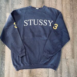 Stussy スウェット トレーナー ネイビー