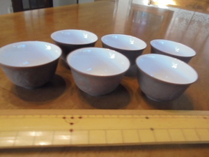 煎茶碗　茶道　清趣　の刻印あり　6個1組