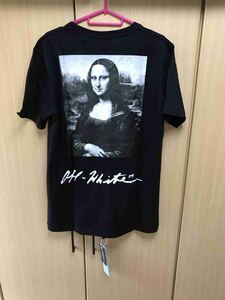 正規 美品 19SS OFF-WHITE c/o VIRGIL ABLOH Off White MONNALISA SLIM TEE オフホワイト ヴァージル アブロー モナリザ Tシャツ M