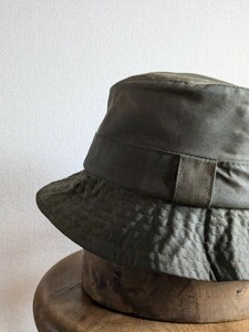 VINTAGE barbour バブアー　オイルドハット　バケットハット ハット 帽子