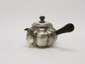 hatc3226-1 536 ミニ 急須 やかん 茶道具 煎茶道具 工芸品 金属工芸 作者刻印あり