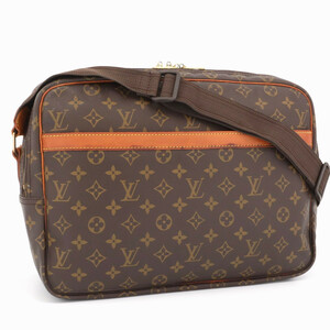 ルイヴィトン LOUIS VUITTON モノグラム リポーターGM ショルダーバッグ 斜め掛け ブラウン メンズ レディース レザー M45252