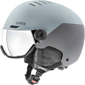 ★新品 未使用 ウベックス uvex バイザーヘルメット 眼鏡使用可能 ダイヤル式サイズ調整 wanted visor 54～58㎝ スキー スノーボード★