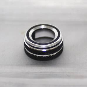 ■汎用 ミラースイッチノブカバー ブラック ミラースイッチリング 内径約20mm MILLER SWITCH RING