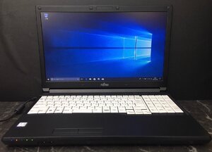 1円～ ■ジャンク 富士通 LIFEBOOK A577/S / Core i5 7300U 2.60GHz / メモリ 8GB / SSD 256GB / DVD / 15.6型 / OS有り / BIOS起動可