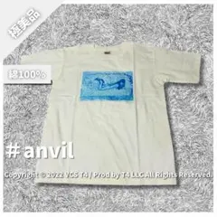 【極美品】アンビル 半袖(Tシャツ) L  白 フロントプリント 綿100%
