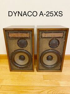 DYNACO ダイナコ A-25XS ブックシェフ 2wayスピーカーペア 片側ツイーターNG ジャンク品