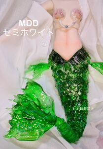 「たなか屋さん。&まめだいふく」 MDDサイズ 可動 人魚ボディー セミホワイト 003