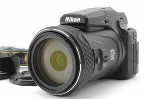 【新品 未使用】Nikon ニコン Coolpix P1000 16MP 125x Wide Angle DSLR Black デジタル カメラ #673