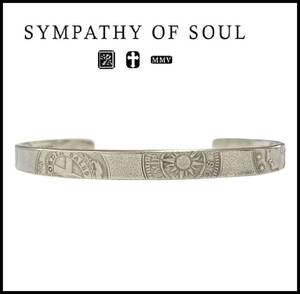 Sympathy of Soul シンパシーオブソウル B.C. Coin Stamp Bangle シルバー クロス ロゴ スタンプワーク コイン バングル ブレスレット