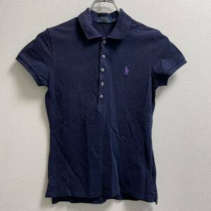 Polo Ralph Lauren ポロラルフローレン レディース 半袖ポロシャツ Sサイズ ネイビー