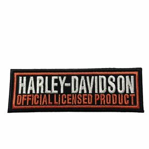 希少 70s 80s USA製 ワッペン 当時物 Harley-Davidson ビンテージ ハーレーダビッドソン ロゴ パッチ 刺繍 ワッペン　アイロンワッペン