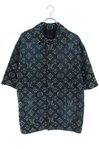 ルイヴィトン LOUISVUITTON 23AW RM232 ARS HPS73W サイズ:M モノグラムオーバーサイズベースボールシャツ 中古 SS13