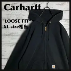 【即完モデル‼︎】Carhartt◎黒 XL フルジップ パーカー C360