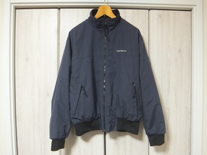 carhartt 裏地フリース ナイロンジャケット ネイビー☆カーハート ブルゾン 紺