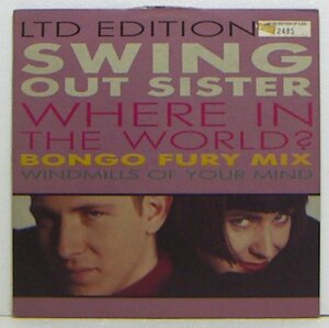 10EP,SWING OUT SISTER WHERE IN THE WORLD 限定2485/5000 輸入盤　ジャケット不良