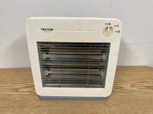 TEKNOS テクノス 電気ストーブ ES-K710(W)-S 暖房器具 温度2段階切替 直接引取（東大阪）歓迎