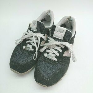 ◇ New Balance ニューバランス WL996 フェミニン ローカット スニーカー シューズ サイズ24.0 ブラック系 レディース E