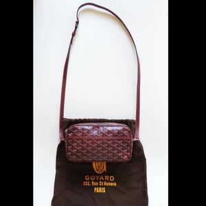 GOYARD ゴヤール ショルダーバッグ レディース カップヴェール ボルドー 中古