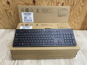 *7831−0917 ☆未使用品x10台/在庫＠27☆ HP 純正 スリムキーボード ( 803181-291 ) USBキーボード 発送サイズ:D