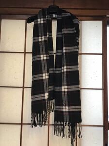 Burberry カシミヤ 100% マフラー ショール