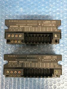 [CK18376] MITSUBISHI 三菱電機 AJ65SBTC1-32D INPUT UNIT 端子台 2点セット 動作保証