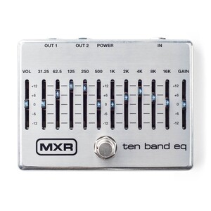 イコライザー ギター用 MXR M108S 10 Band Graphic EQ 10バンド グラフィックイコライザー エフェクター ギターエフェクター EQ