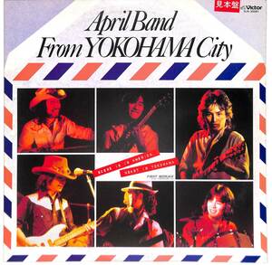 e4536/LP/見本盤/エイプリル・バンド/April Band/From Yokohama City