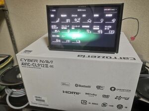 【美品】PIONEER サイバーナビ 最新地図2024年[8V型]AVIC-CL912II-DC(5年保証付)