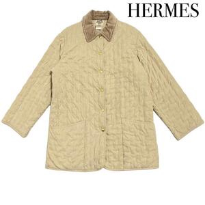 HERMES エルメス マルジェラ期 セリエ パドックコート サイズ 36 M ベージュ