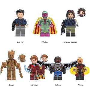 即納 7体セット マーベル アベンジャーズ　ブロック ミニフィグ レゴ LEGO 互換 ミニフィギュア　em