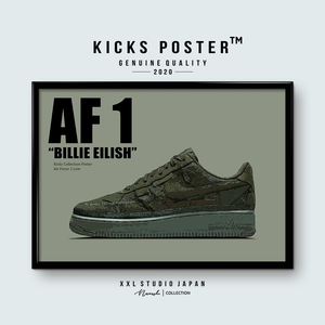 AF1 エアフォース1ロー ビリー・アイリッシュ Billie Eilish キックスポスター 送料無料 AF1-114