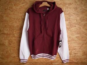 GNARLY(ナーリー) VARSITY ZIP パーカー Sサイズ MAROON (Gnarly Clothes Nate Bozung Keegan Valaika Forest Bailey)