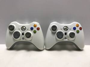 Microsoft　Xbox360　ワイヤレスコントローラー　型番不明　２点　ジャンクRT-4774