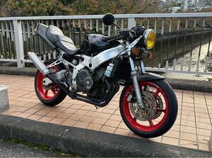 【実働 機関良好】ホンダ CBR250RR MC22 CBX400F仕様 ネイキッド仕様/ youtube始動動画 付属品有り 即決特典/ニダボ4気筒/単車/旧車