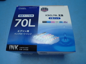 M502 【増量タイプ】エプソンインクカートリッジ　IC6CL70L 互換６色パック　