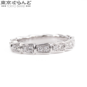 101754343 ブルガリ BVLGARI セルペンティ ヴァイパー リング ホワイトゴールド K18WG ダイヤモンド 10号相当 50 指輪 レディース 仕上済