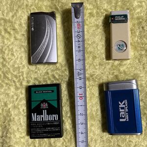 ライター　4種類　LAKE MEVIUS Marlboro PHILIP Morris ガスライター 喫煙グッズ