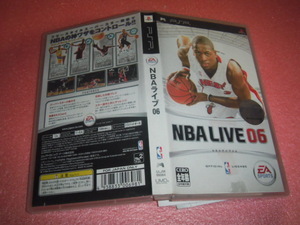  中古 PSP ＮＢＡ ＬＩＶＥ ０６ 動作保証 同梱可